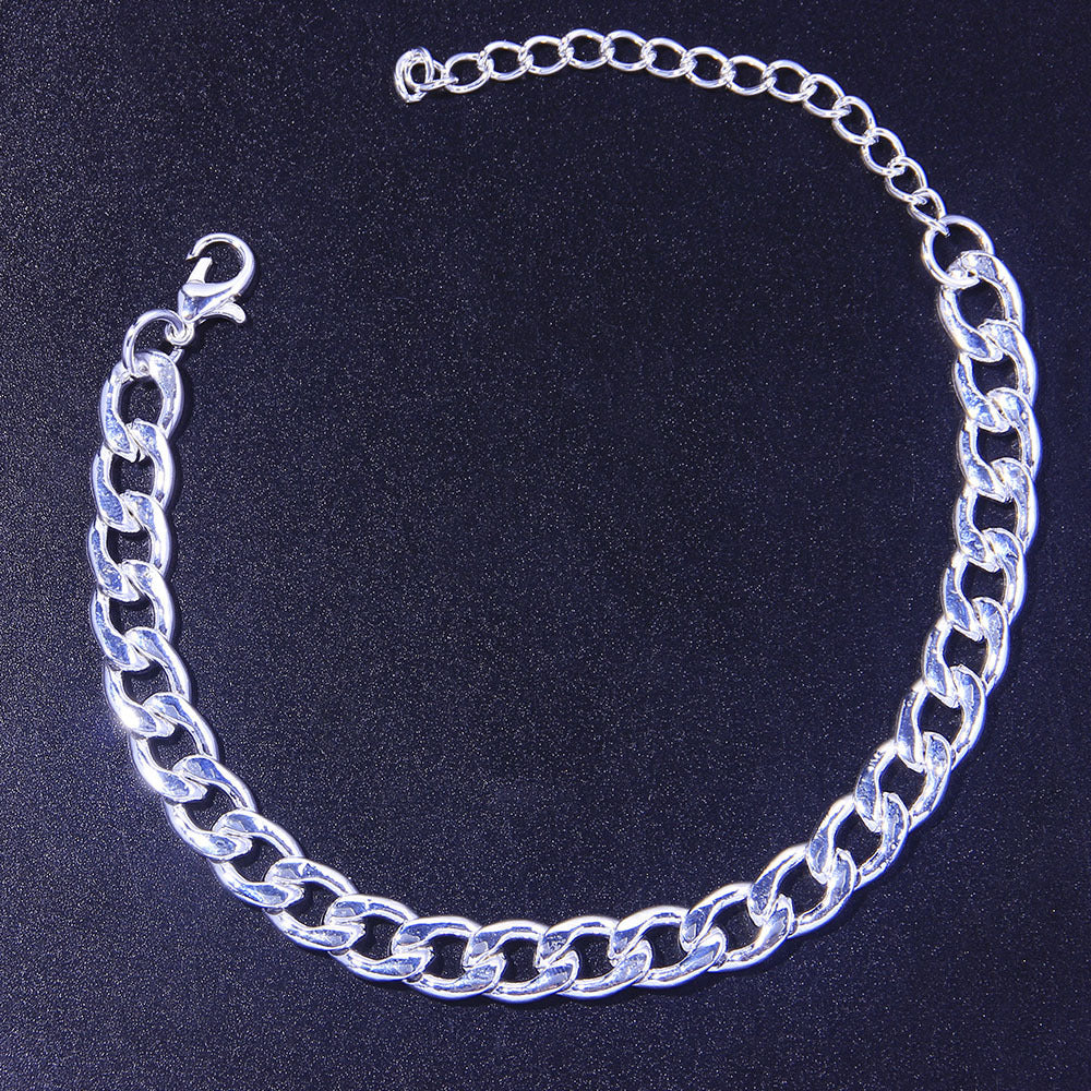 Titanium Steel Anklet Retro Easy Matching Metal Anklet