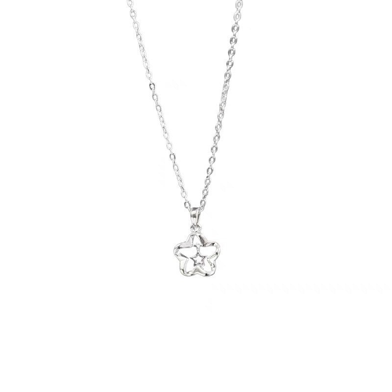 Light Luxury Design Clavicle Chain Bow Alloy Necklace