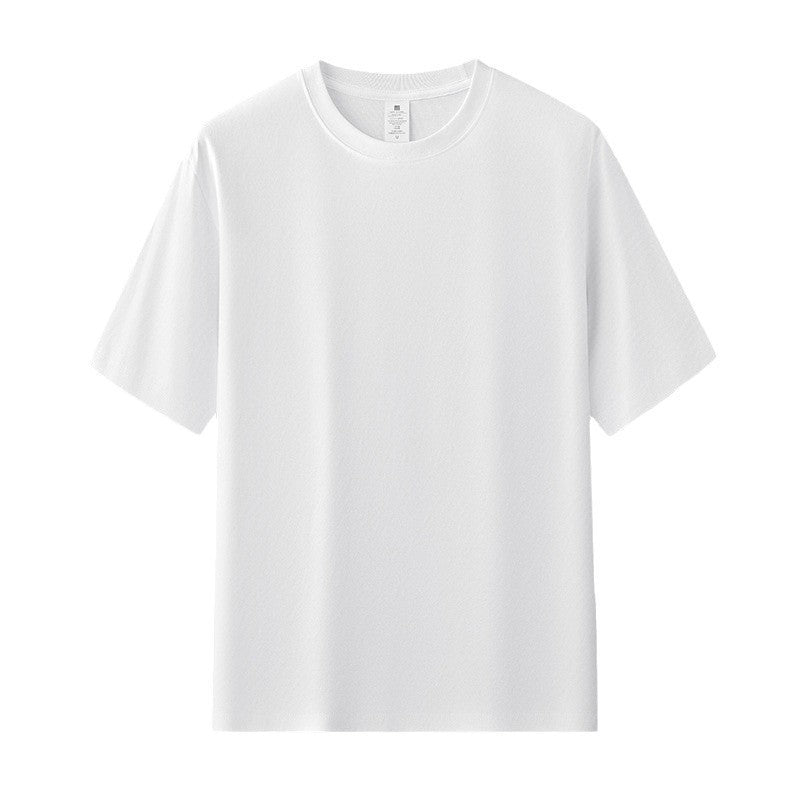 Women's Cotton White Short-sleeved Slim Korean Style