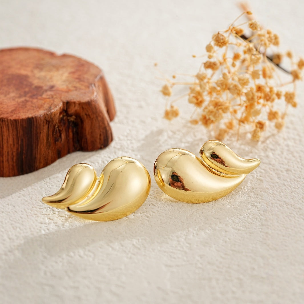 Fashionable And Minimalist Water Droplet Personalized Versatile Earrings