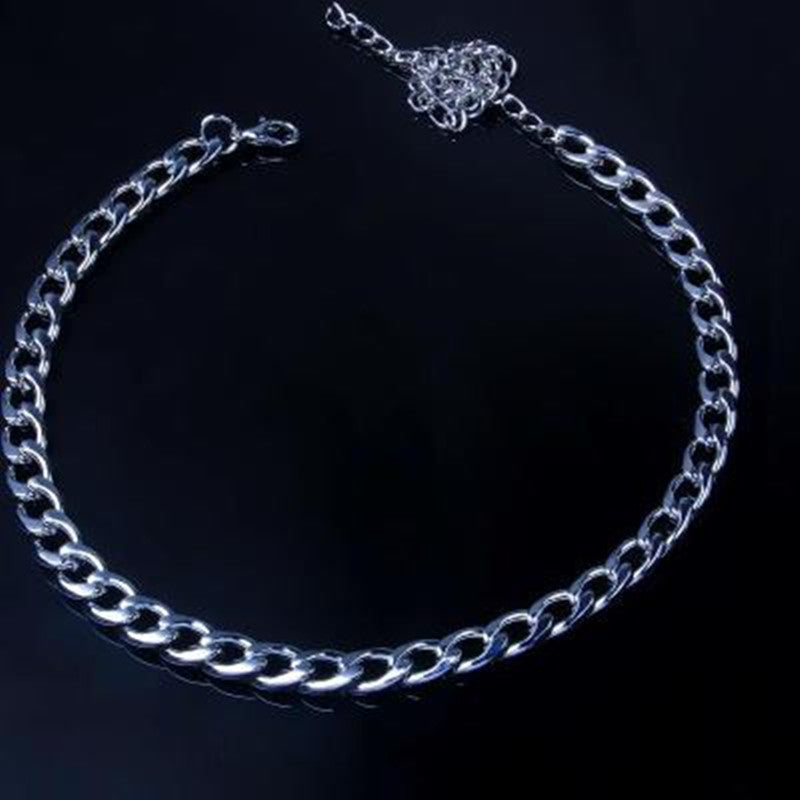 Titanium Steel Anklet Retro Easy Matching Metal Anklet