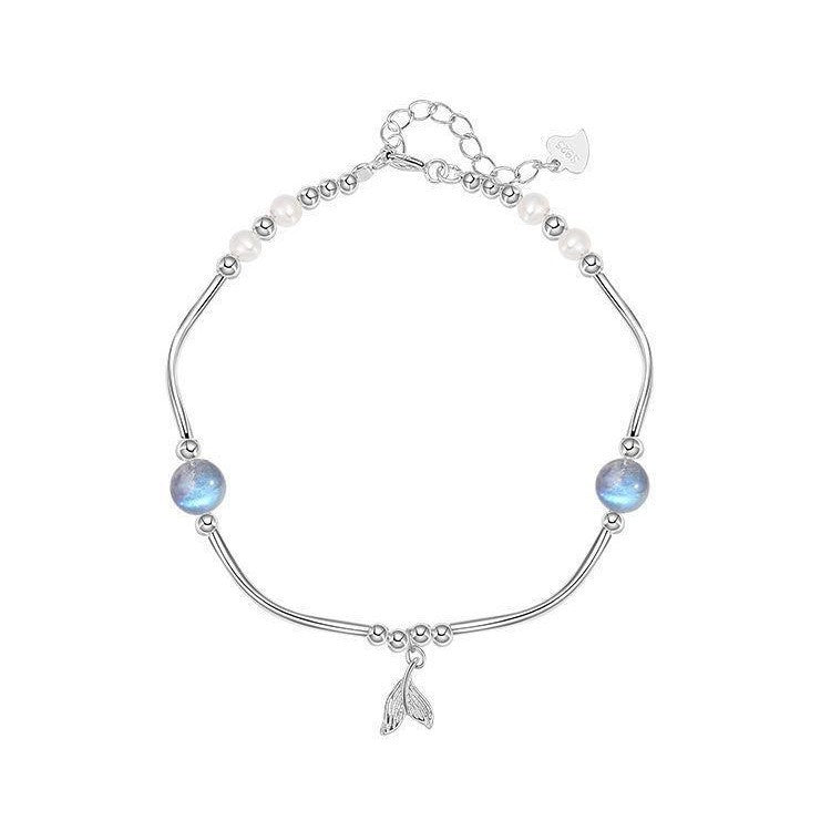 Pearl Fishtail Bracelet Ins Special-interest Design Light Luxury Women