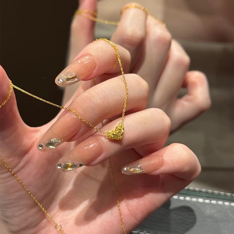 Titanium Steel Necklace Female Niche Design Hot Girl Short Pearl