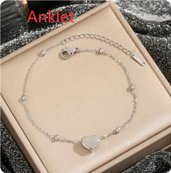 Love Titanium Steel Necklace Women's Fashion Simple Clavicle