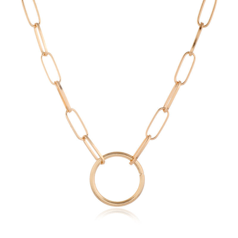 Korean Style Chain Necklace European And American Punk