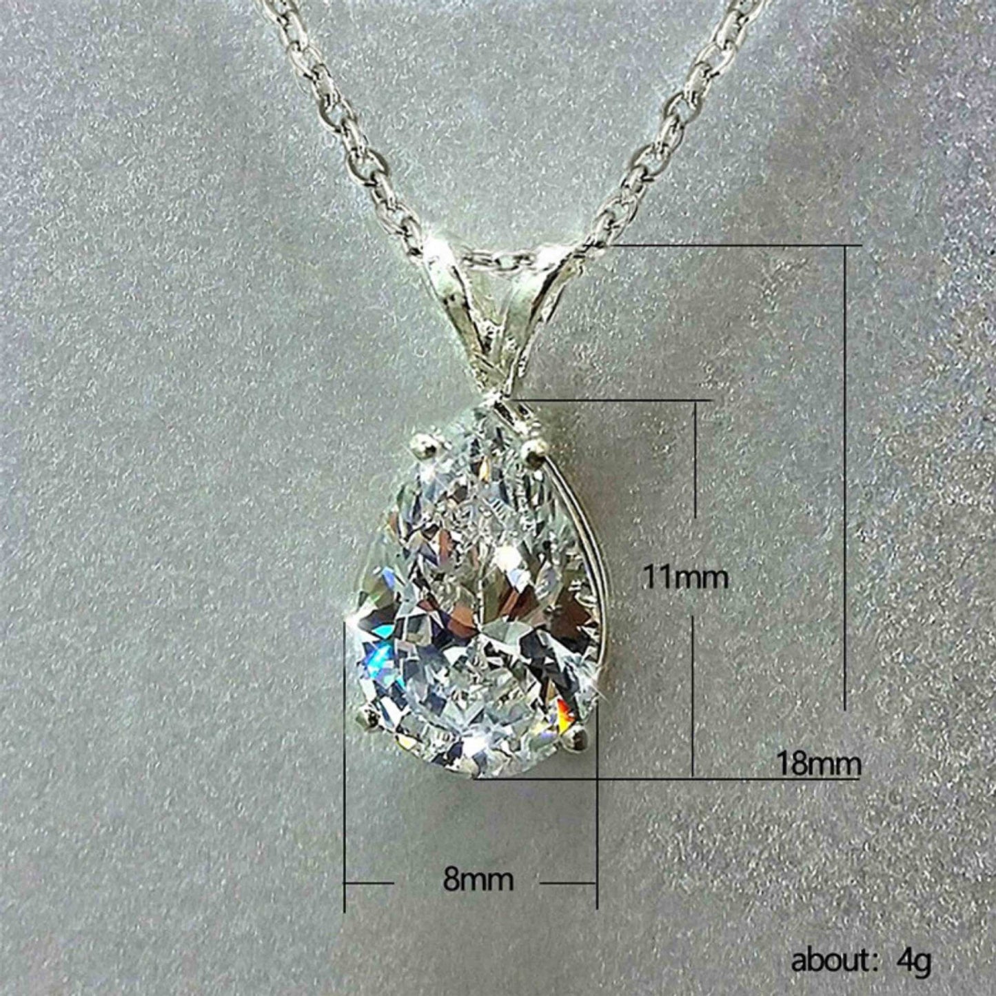 European And American Fashion Drop-shaped Necklace Fashion Simple