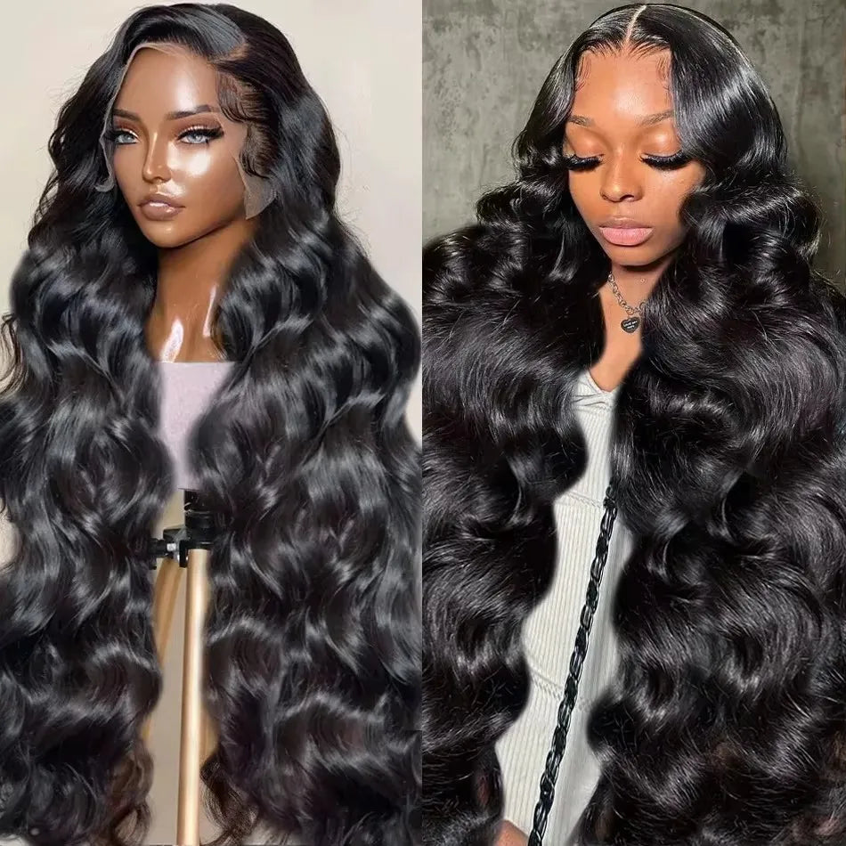 30 40 Inch Body Wave Glueless Wig Human Hair Ready To Wear 13x6 Hd Transparent Lace Frontal Wig 7x6 Pre Cut 100% Human Hair Wigs