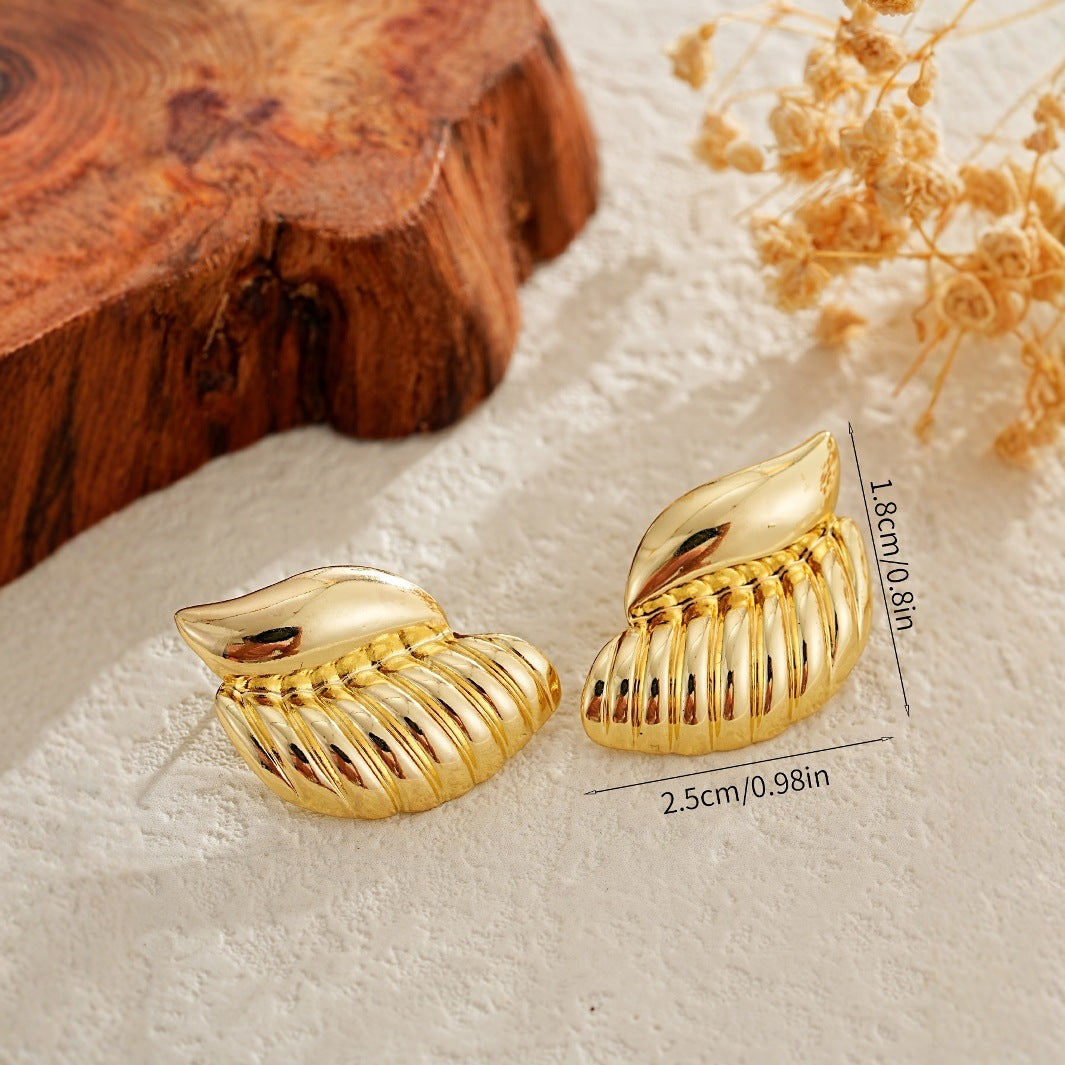 Threaded Water Drop Earrings Simple Women's Earrings