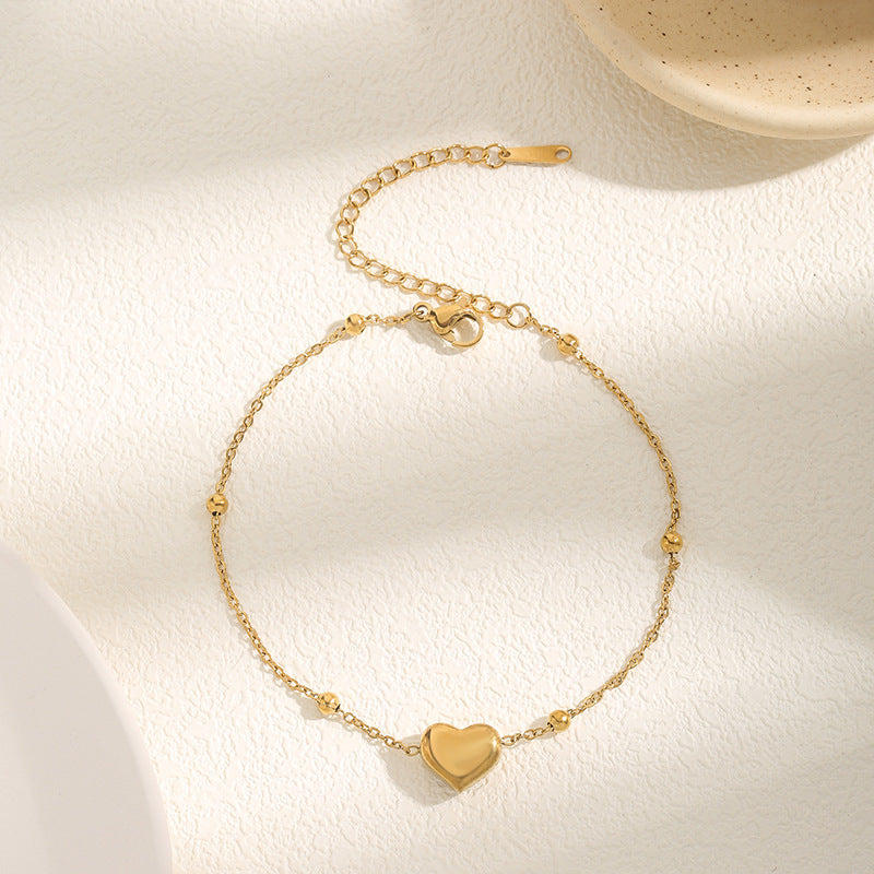 Love Titanium Steel Necklace Women's Fashion Simple Clavicle