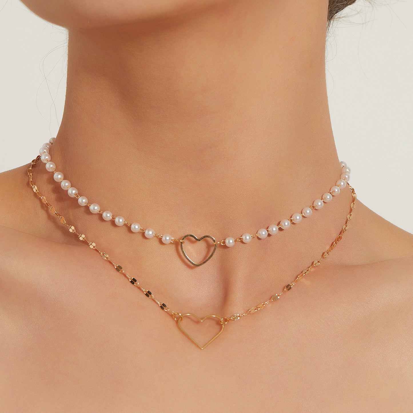 Pearl Temperament Clavicle Necklace