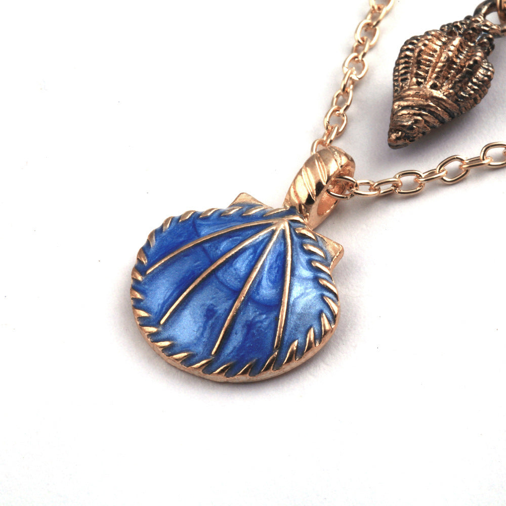Bohemian Marine Necklace Alloy Three-dimensional