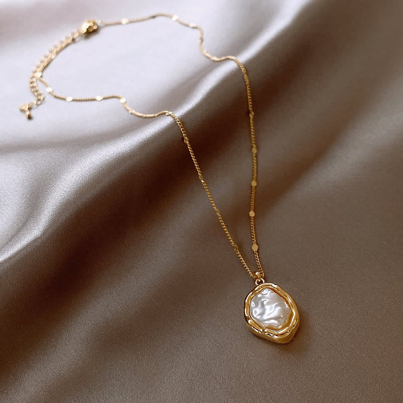 Irregular Baroque Pearl Necklace