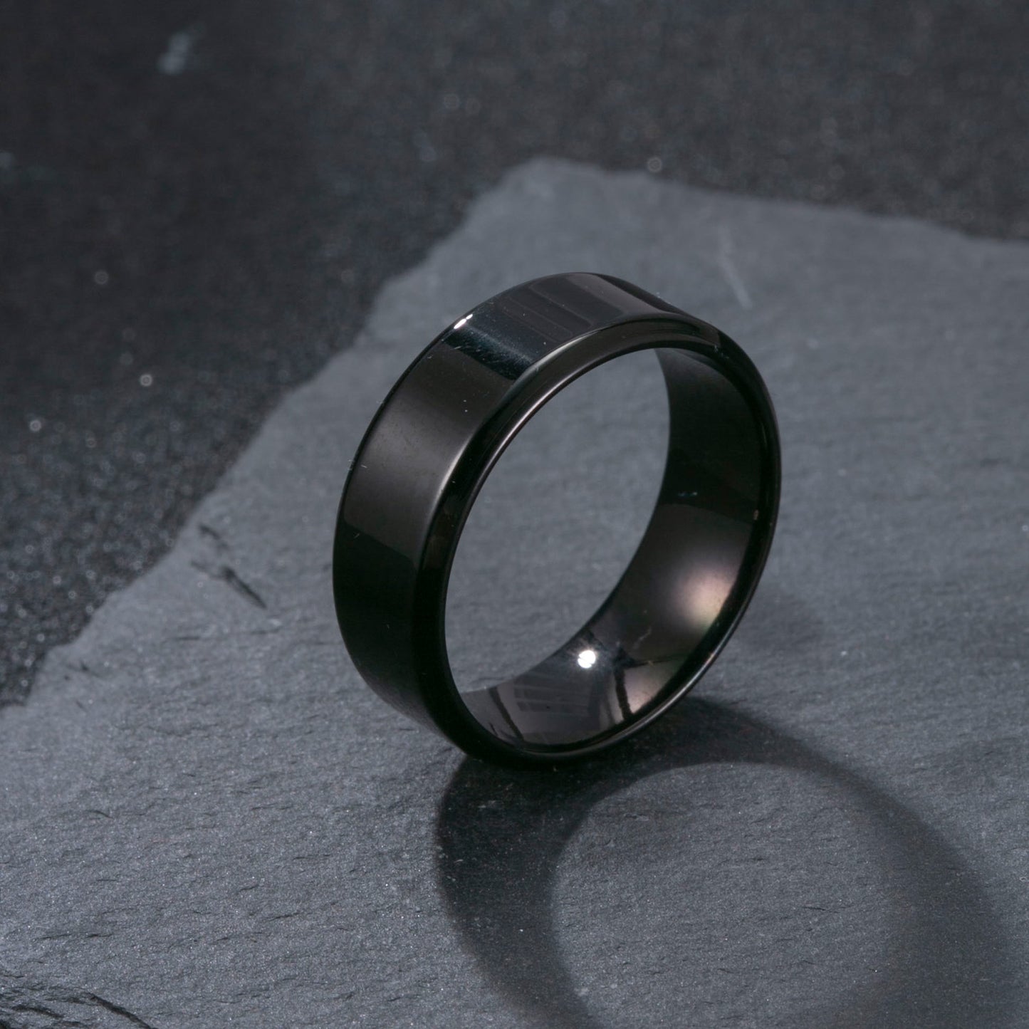 Stainless Steel Ring Men's Matte Wide Titanium Steel Ornament