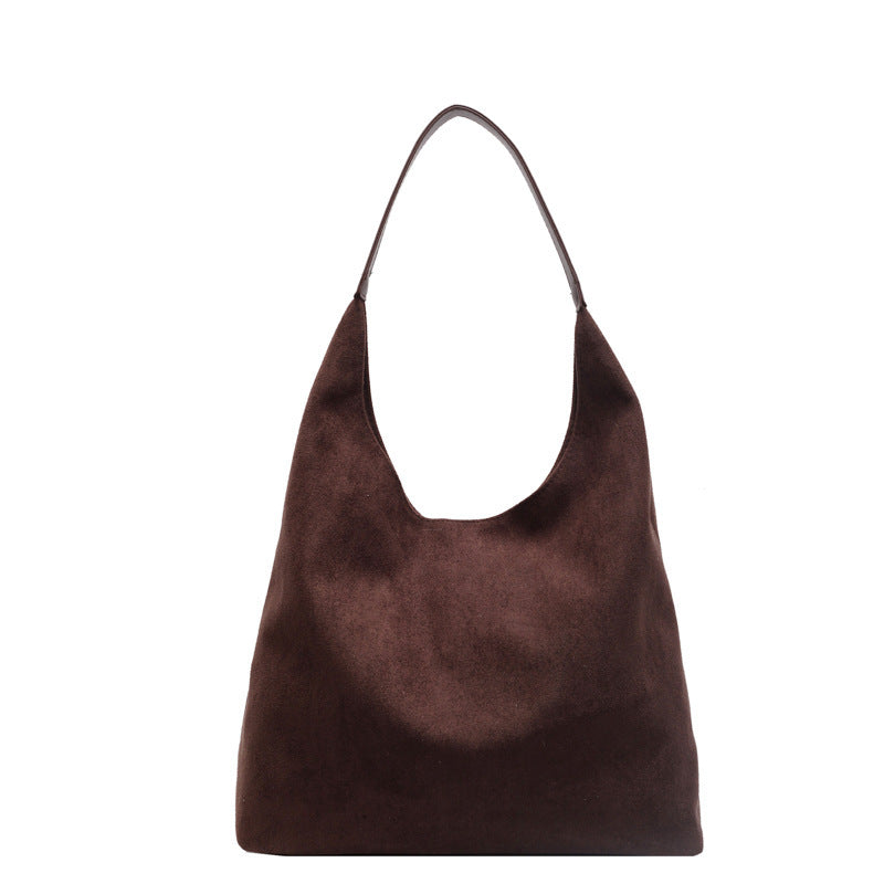 Autumn And Winter Commuter Shoulder Bag Suede Women