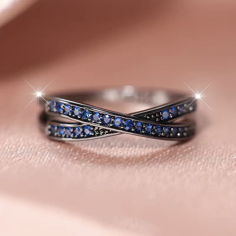 Square White Opal Ancient Silver Ring