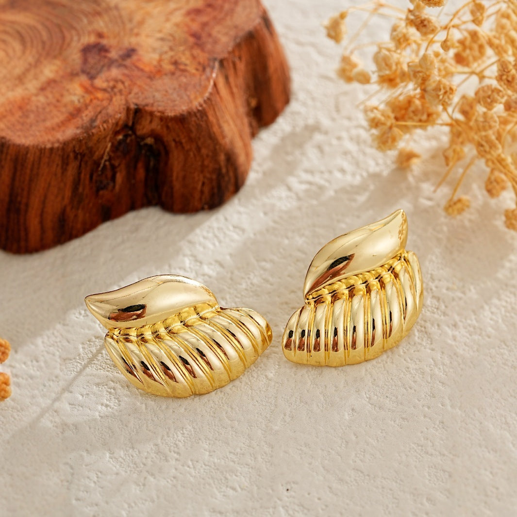 Threaded Water Drop Earrings Simple Women's Earrings