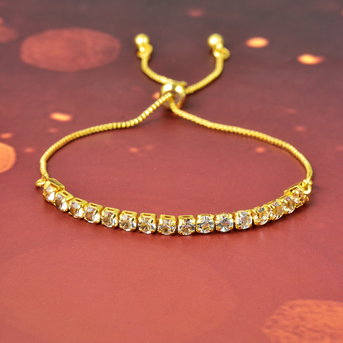 Micro-studded Claw Chain Simple Bracelet