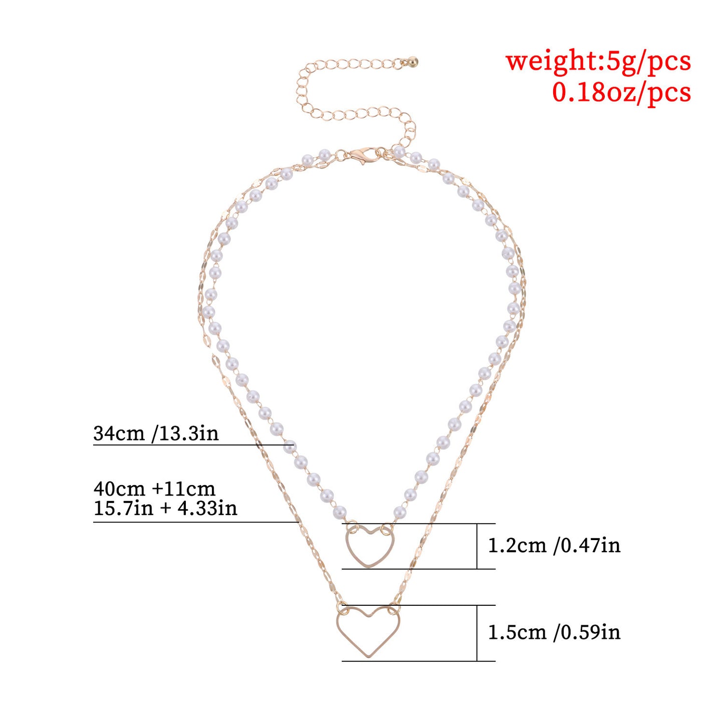 Pearl Temperament Clavicle Necklace