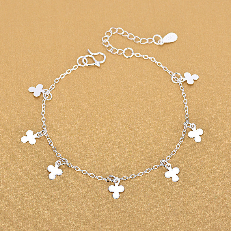 Irish National Flower Clover Lucky Bracelet Fashion Simple Gifts